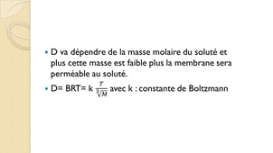 permeabilite membranaire